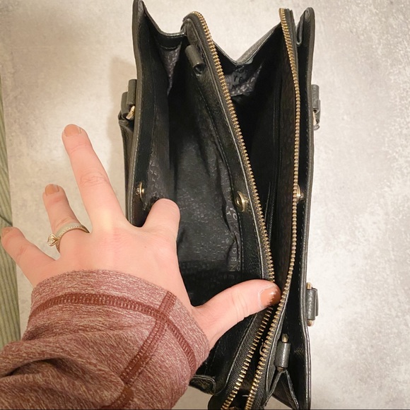 Kate Spade mulberry street Lise satchel Blk/brown - Picture 9 of 13